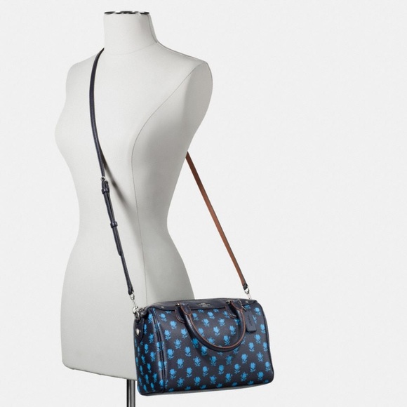 Coach Mini Bennett Crossbody Satchel Badlands Floral Print - Picture 4 of 16